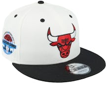Chicago Bulls White Crown Patch 9FIFTY White/Black Snapback - New Era