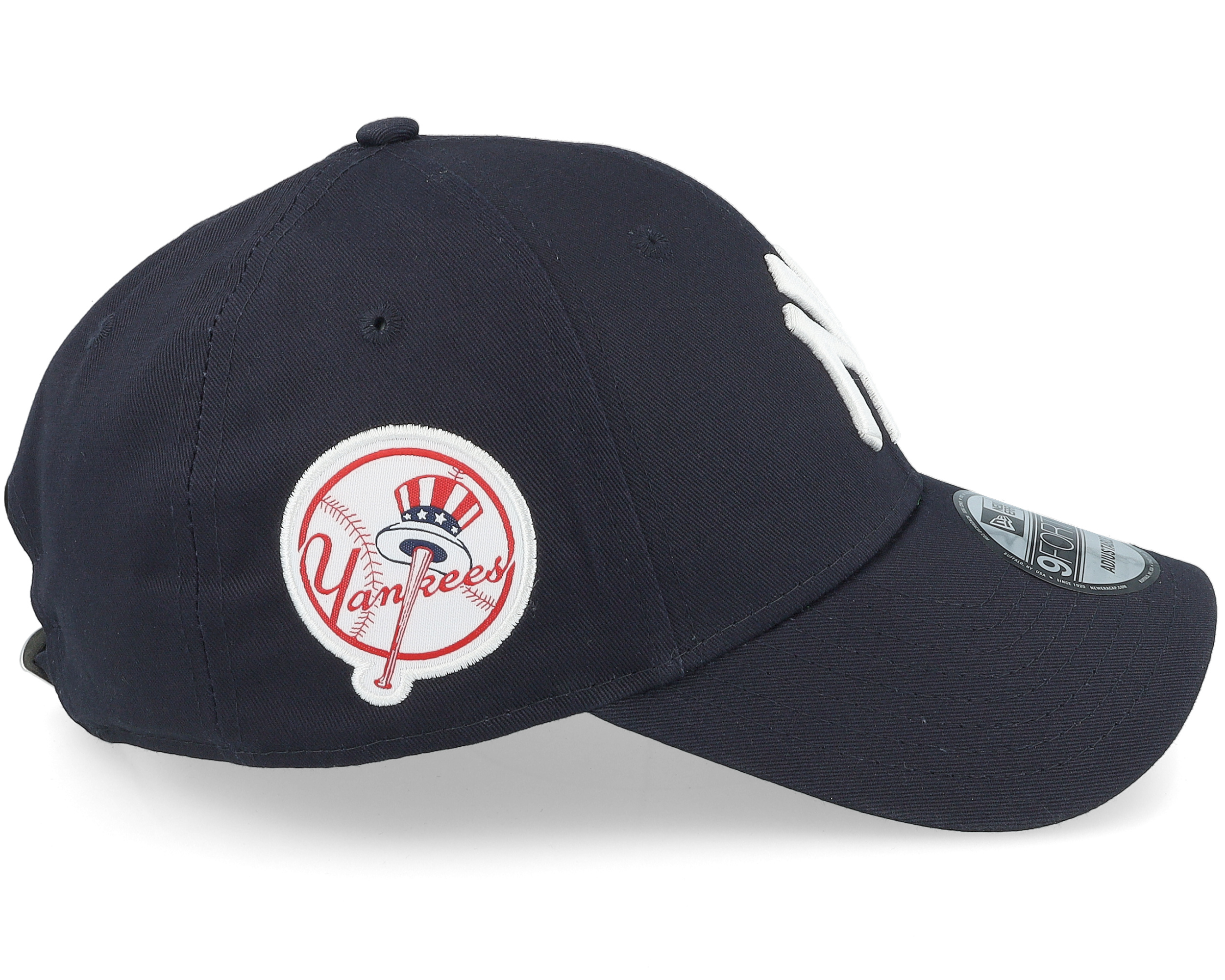 New York Yankees Team Side Patch 9FORTY Navy Adjustable | Hatstore