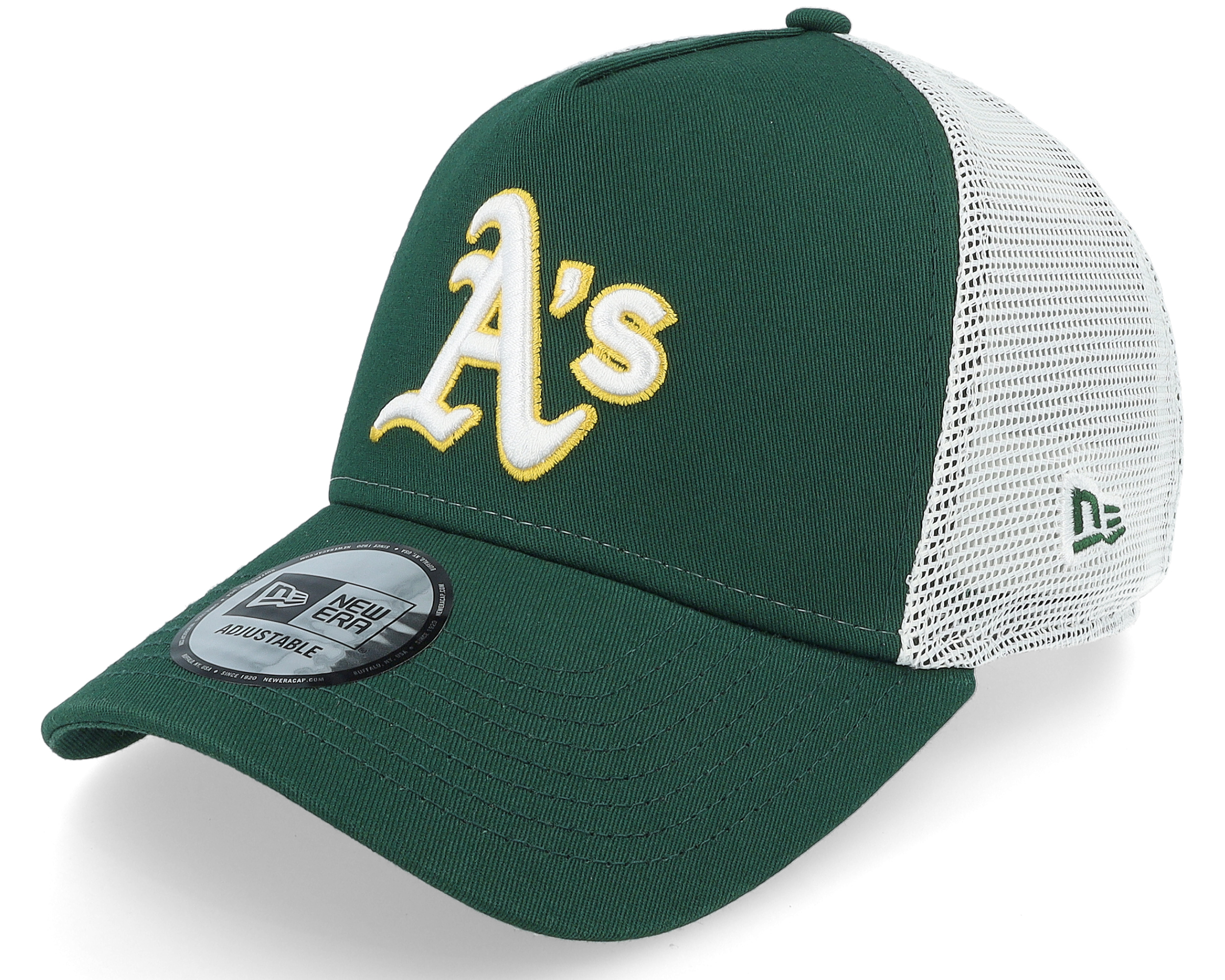 Oakland Athletics Team Script Dark/White Trucker - New Era cap ...