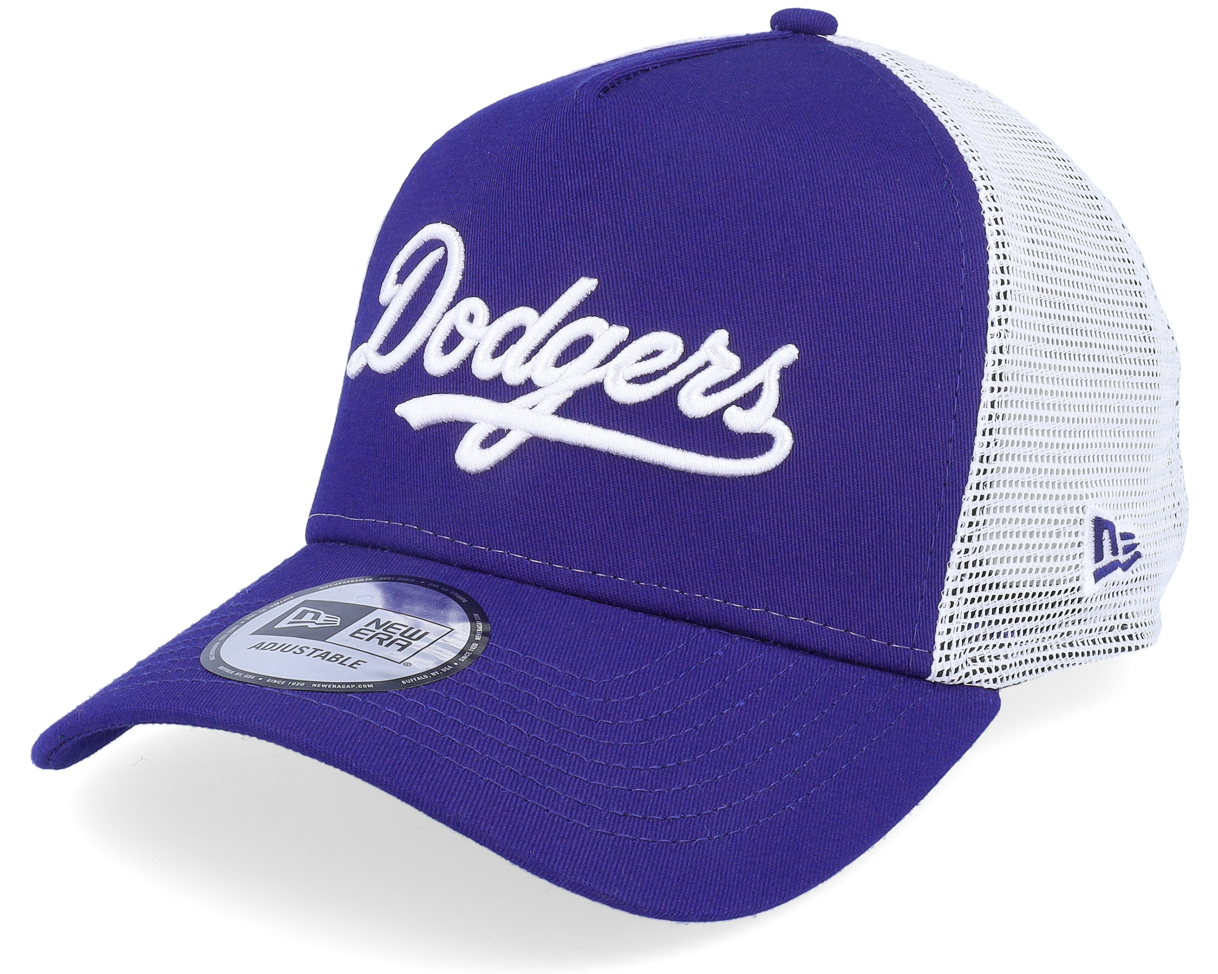 New Era Caps Dodgers Script Tee Royal/White