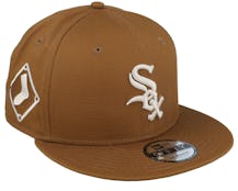 Chicago White Sox Side Patch 9FIFTY Brown/White Snapback - New Era