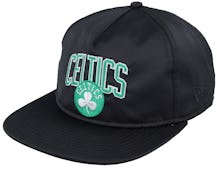 Boston Celtics NBA Patch Retro Golfer Black/Emerald Green Snapback - New Era