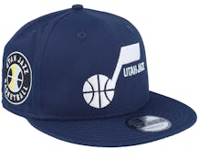 Utah Jazz NBA Patch 9FIFTY Navy Snapback - New Era