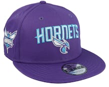 Charlotte Hornets NBA Patch 9FIFTY Purple Snapback - New Era