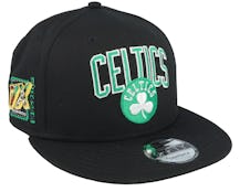 Boston Celtics NBA Patch 9FIFTY Black Snapback - New Era