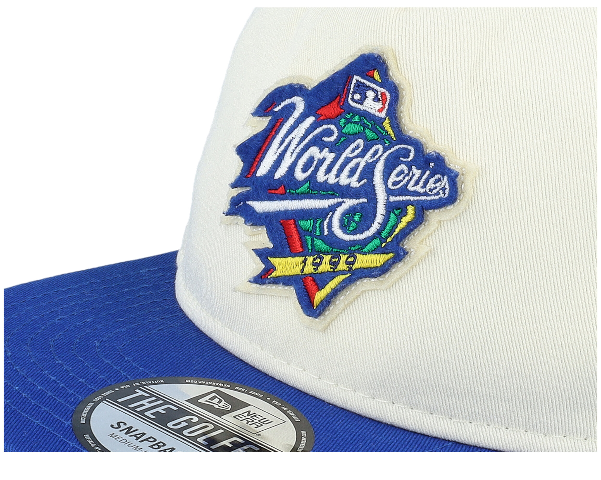 New York Yankees MLB World Series Golfer Off White/Blue Snapback