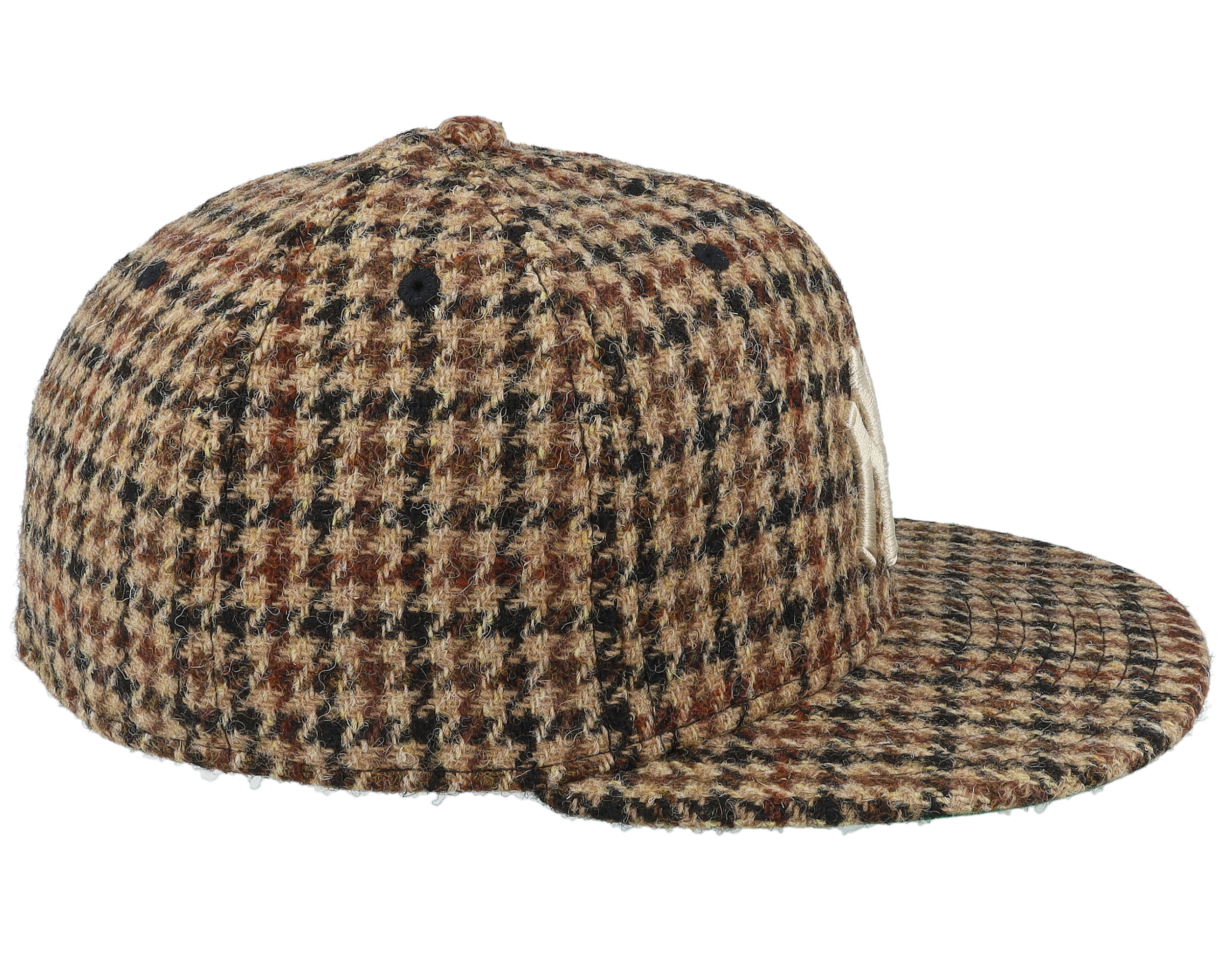 New York Yankees MLB Harris Tweed 59FIFTY Brown Fitted