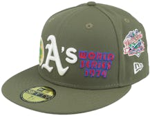 Oakland Athletics MLB 59FIFTY World Series Olive Fitted - New Era