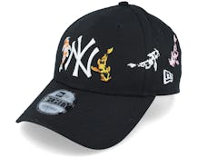 New York Yankees Koi Fish 9FORTY Black/White Adjustable - New Era