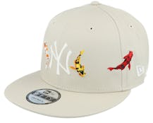 New York Yankees Koi 9FIFTY Stone/White Snapback - New Era