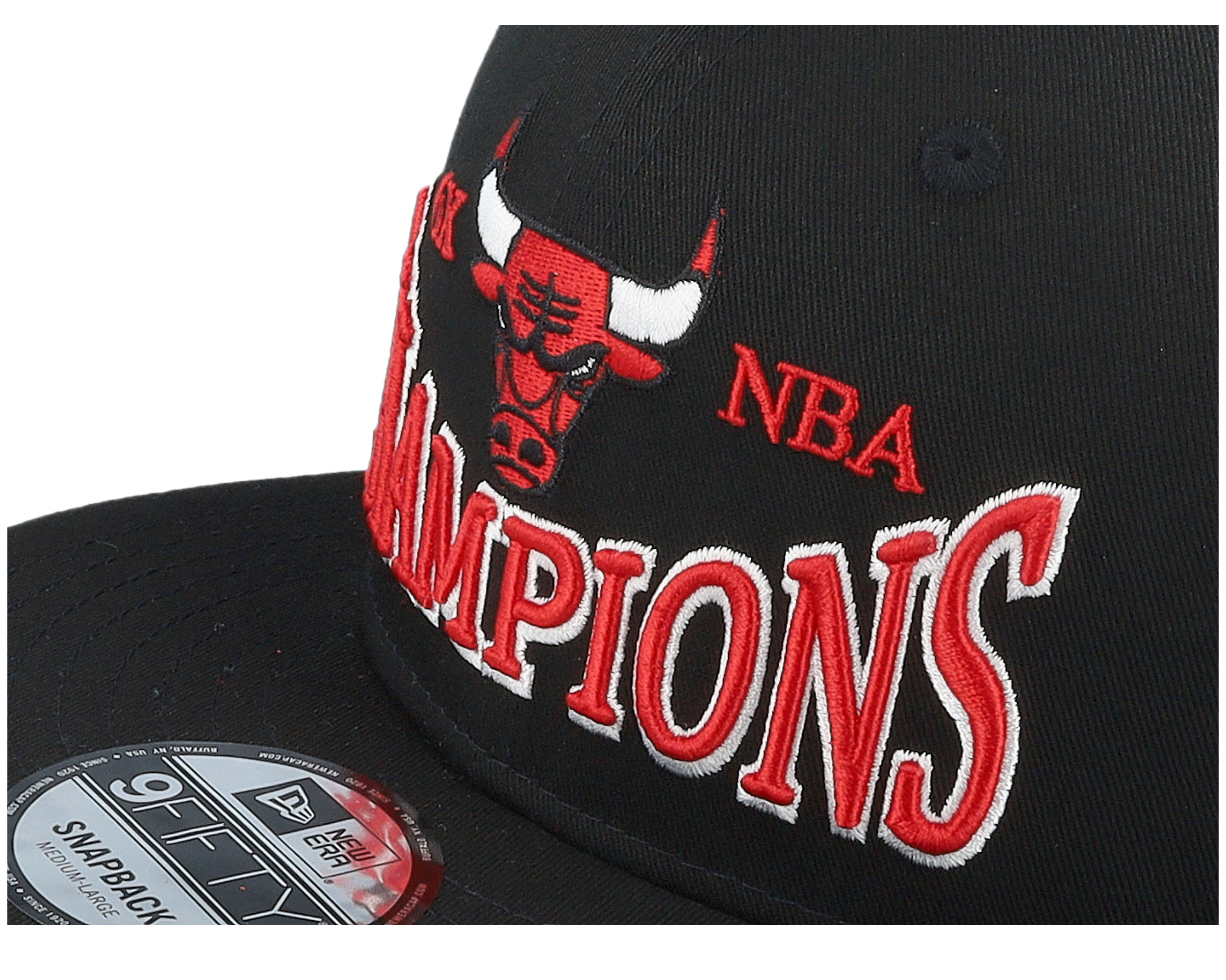 Chicago Bulls Champions Patch 9FIFTY Black Snapback