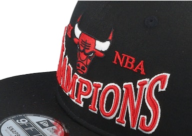 Chicago Bulls Champions Patch 9FIFTY Black Snapback