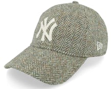 New York Yankees MLB 9TWENTY Tweed Pack Jade Green Dad Cap - New Era