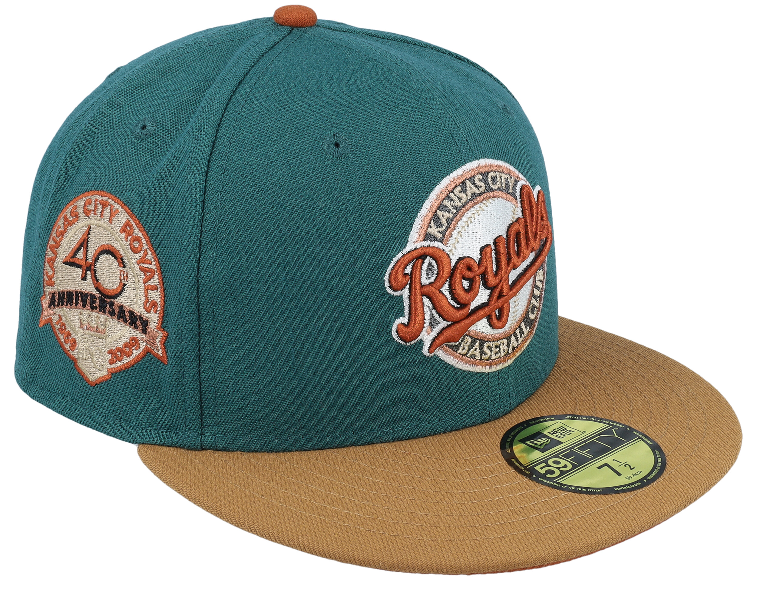 Kansas City Royals Nightfall 59FIFTY 40 Pine/Camel Fitted - New