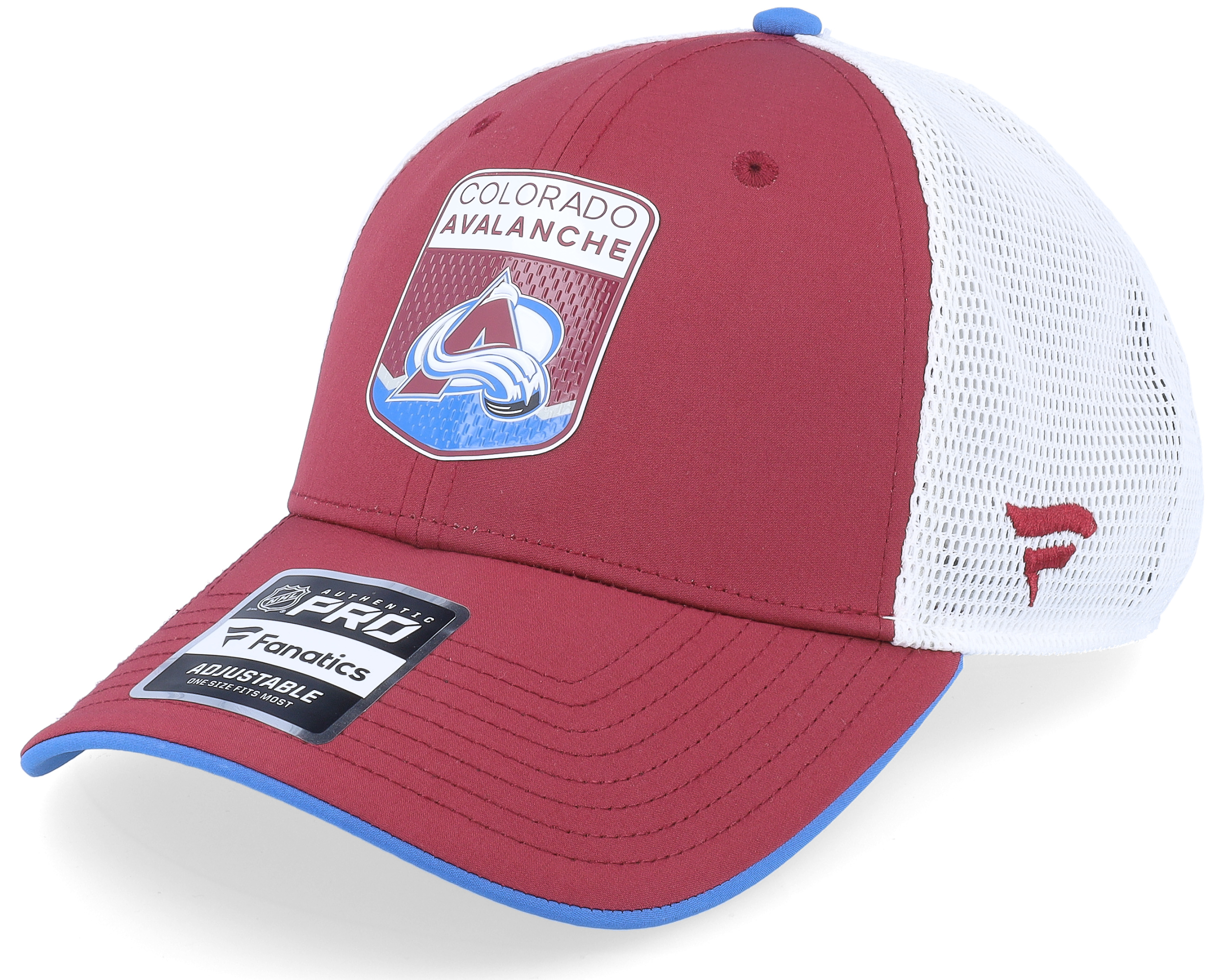 Colorado Avalanche Authentic Pro Draft Podium Black White Trucker   197007324250 1 