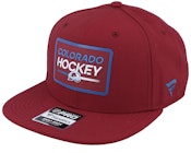Colorado Avalanche Authentic Pro Prime Maroon Snapback