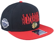 Chicago Blackhawks Black/Red Snapback