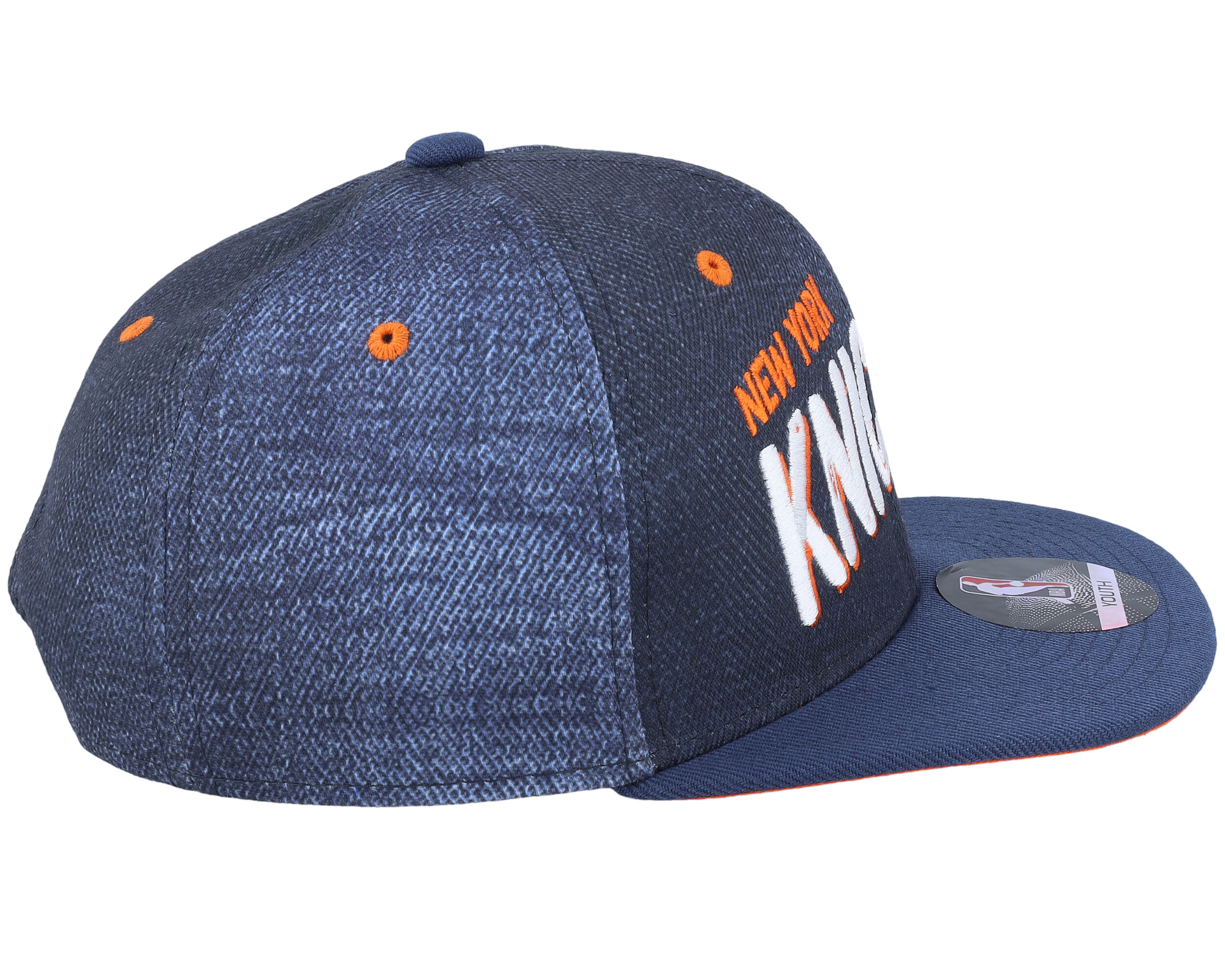 Kids New York Knicks NBA Indigo Fashion Navy Snapback