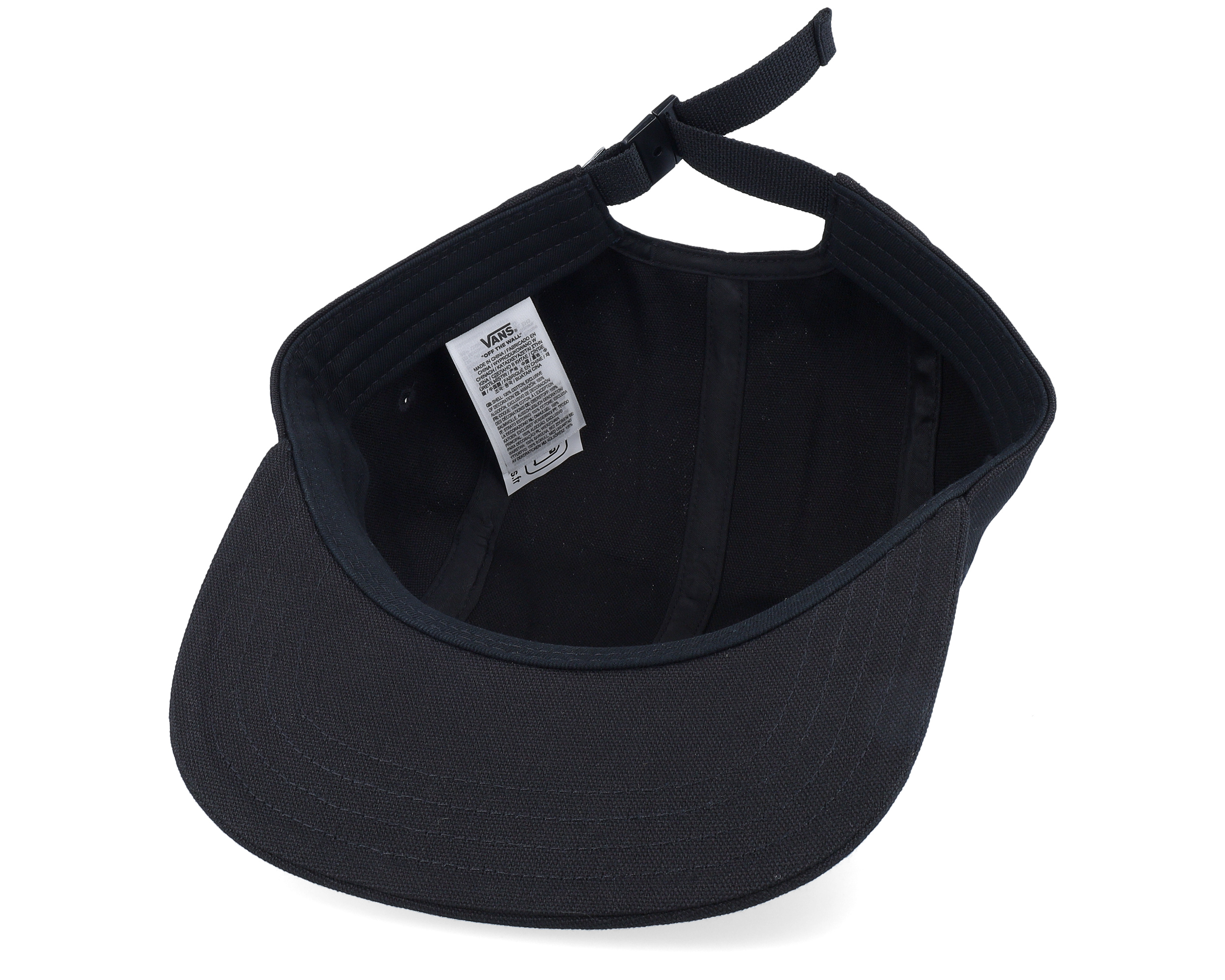 Easy Patch Camper Black 5-Panel - Vans | Hatstoreworld.com