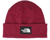 Dock Worker Recycled Beanie Red Cuff