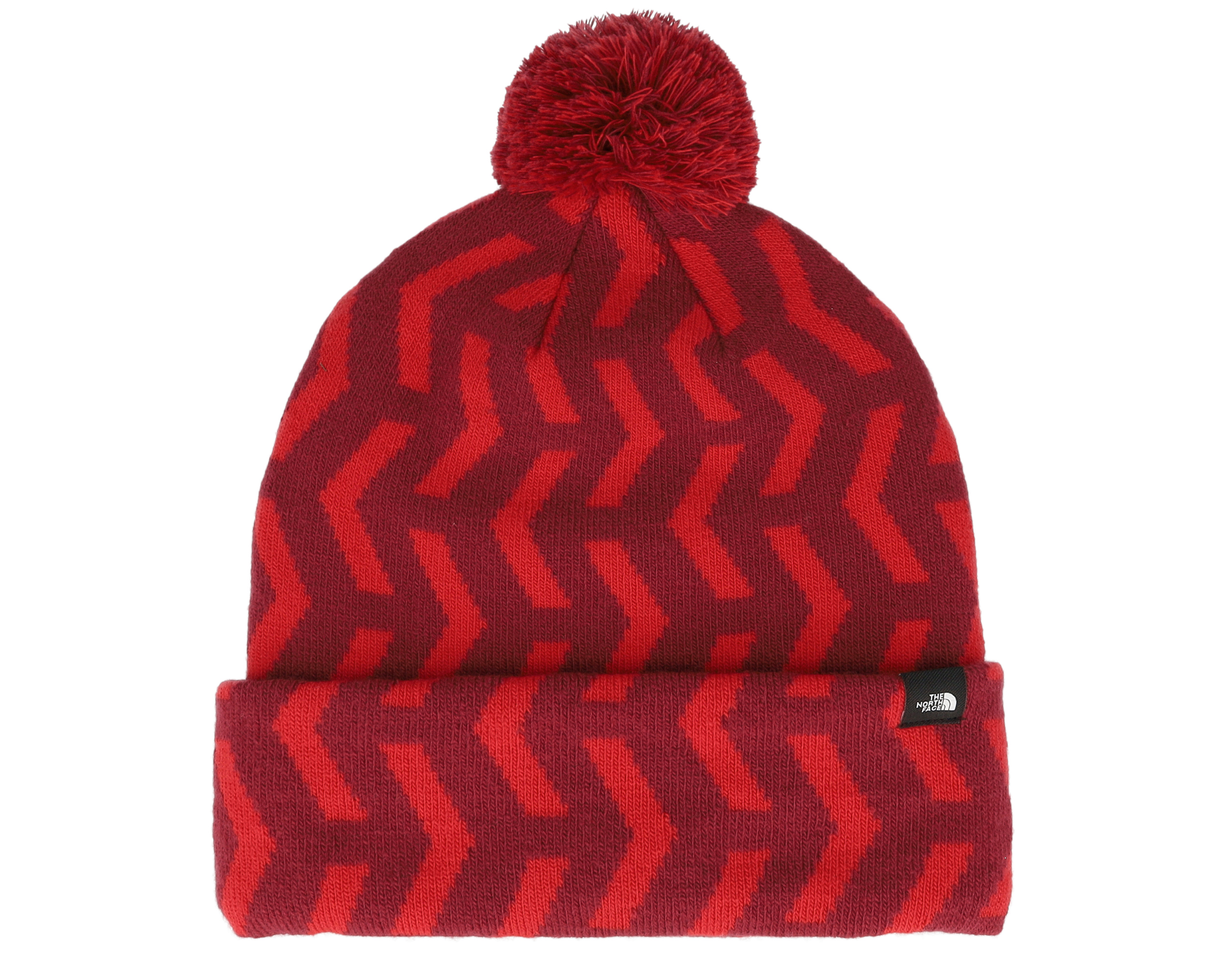 Kids Ski Tuke Red Pom | Hatstoreworld.com
