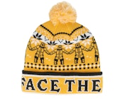 Kids Ski Tuke Yellow Pom