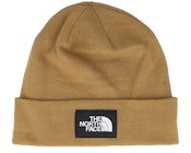 Dock Worker Recycled Beanie Brown Cuff