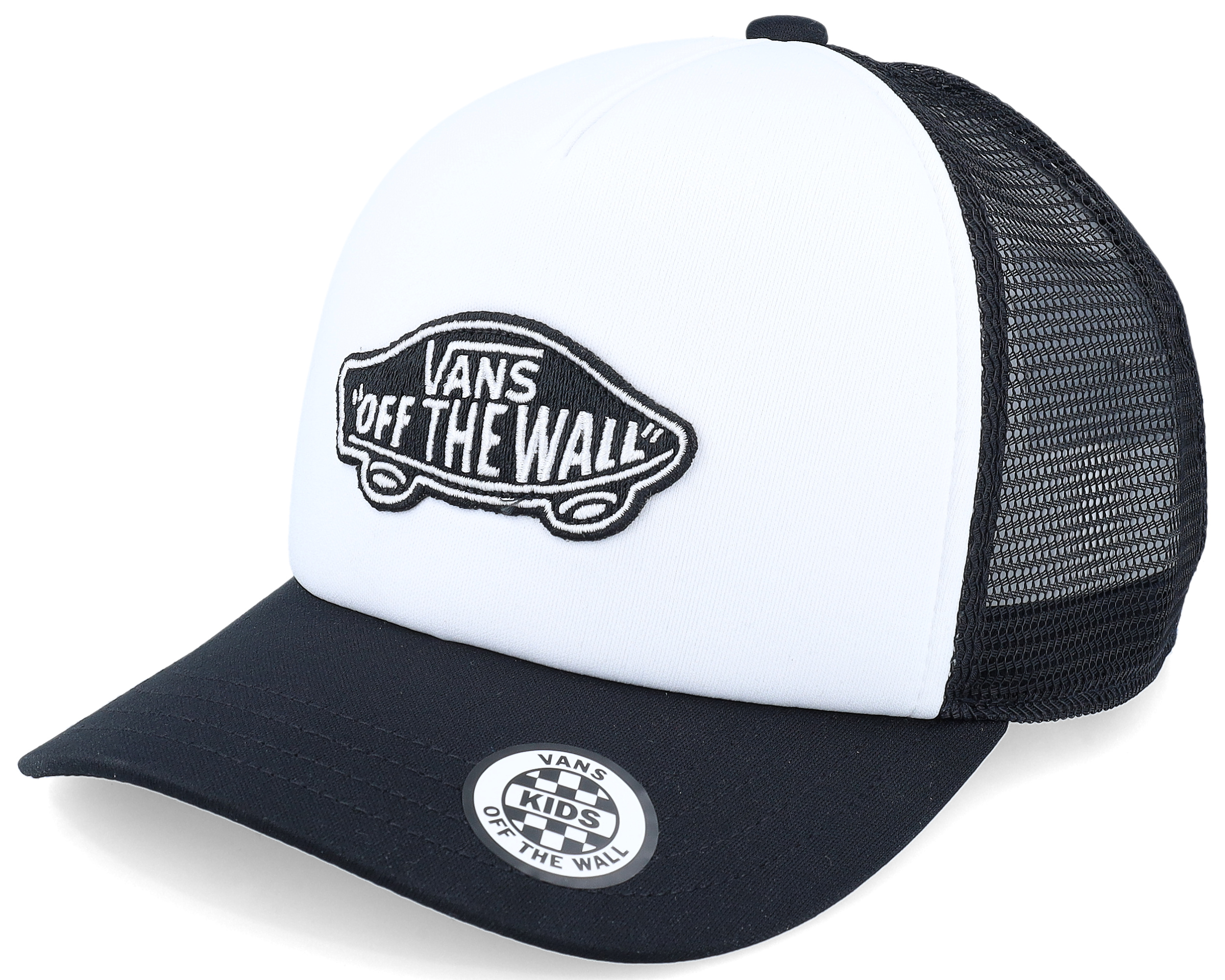 Kids Classic Patch White/Black Trucker Vans