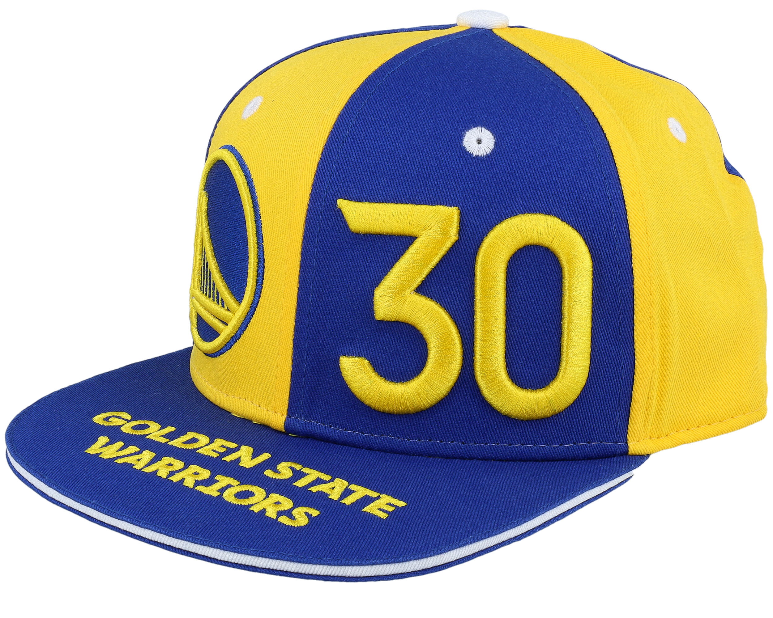 Golden State Warriors TEAM-RAPID Royal-White Knit Beanie Hat