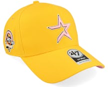 Hatstore Exclusive x Houston Astros Yellow Gold A-Frame Adjustable - 47 Brand