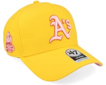 Hatstore Exclusive x Oakland Athletics Yellow Gold A-Frame Adjustable - 47 Brand