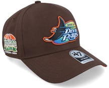 Hatstore Exclusive x Tampa Bay Rays Dua Brown A-Frame Adjustable - 47 Brand