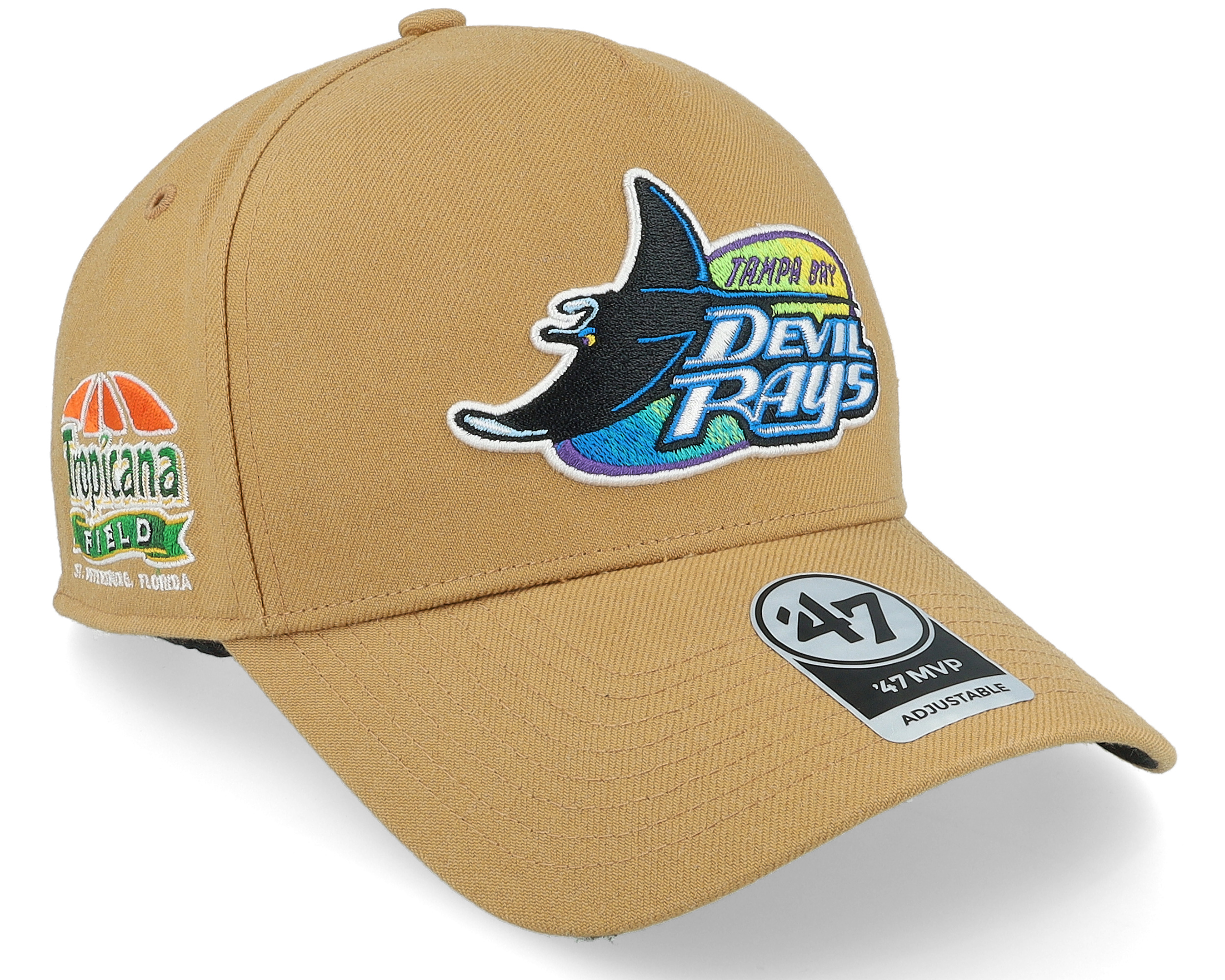 Hatstore Exclusive x Tampa Bay Rays Dua Camel A-Frame Adjustable - 47 Brand  cap