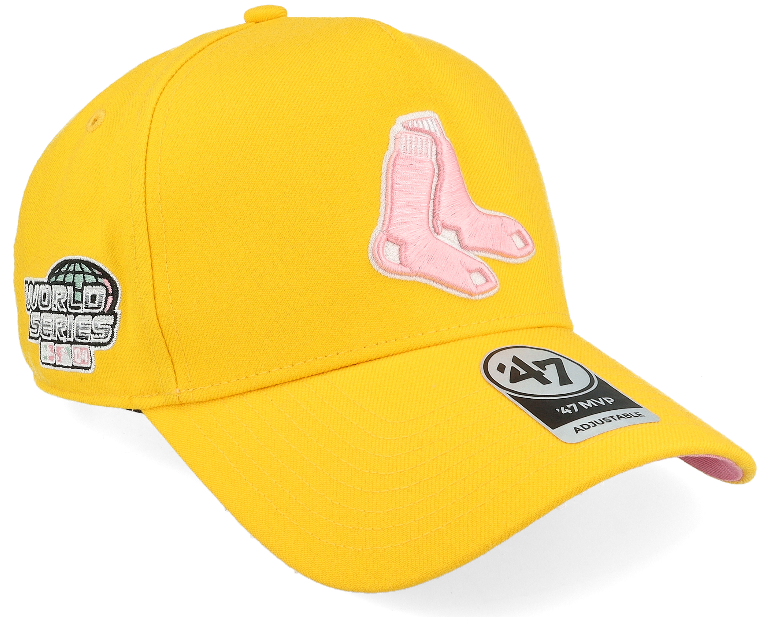 Hatstore Exclusive x Boston Red Sox World Yellow Gold A-Frame Adjustable -  47 Brand cap
