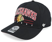 Chicago Blackhawks Roscoe 47 Hitch Cap Black A-frame Adjustable