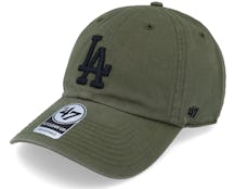 Los Angeles Dodgers Ballpark Camo Clean Up Sandalwood Dad Cap - 47 Brand