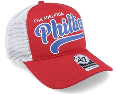 Philadelphia Phillies '47 Foam Front Script Trucker Snapback Hat - White