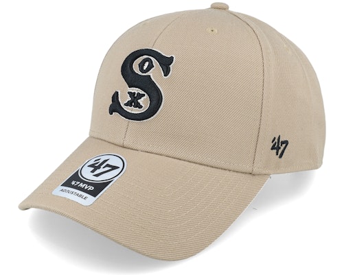 Chicago White Sox Cooperstown Mvp Khaki Adjustable