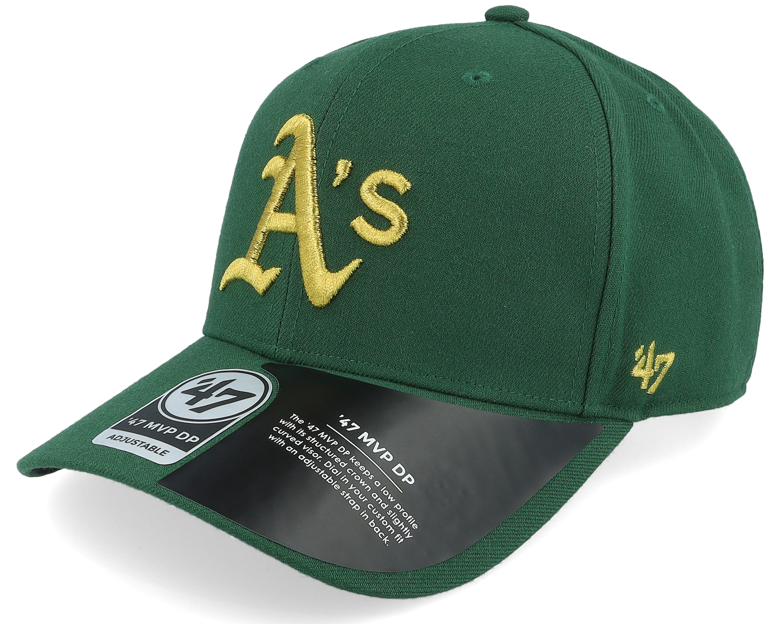 【ALIVE ATHLETICS】　A-FRAME L All Gold Hatstore Exclusive x Oakland Athletics 9FORTY Gold/White A
