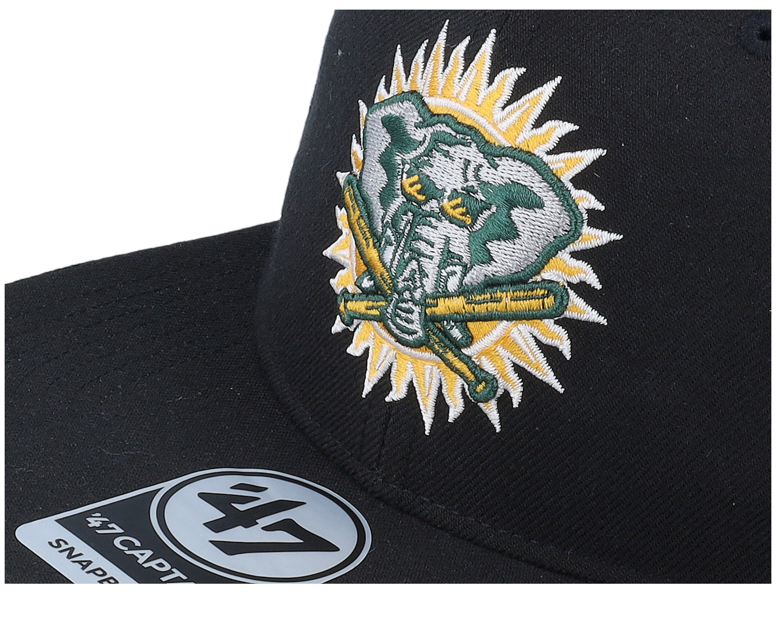 Hatstore Exclusive x Oakland Athletics World Series Black Snapback