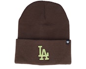 Los Angeles Dodgers MLB Haymaker 47 Knit Lad Brown Cuff