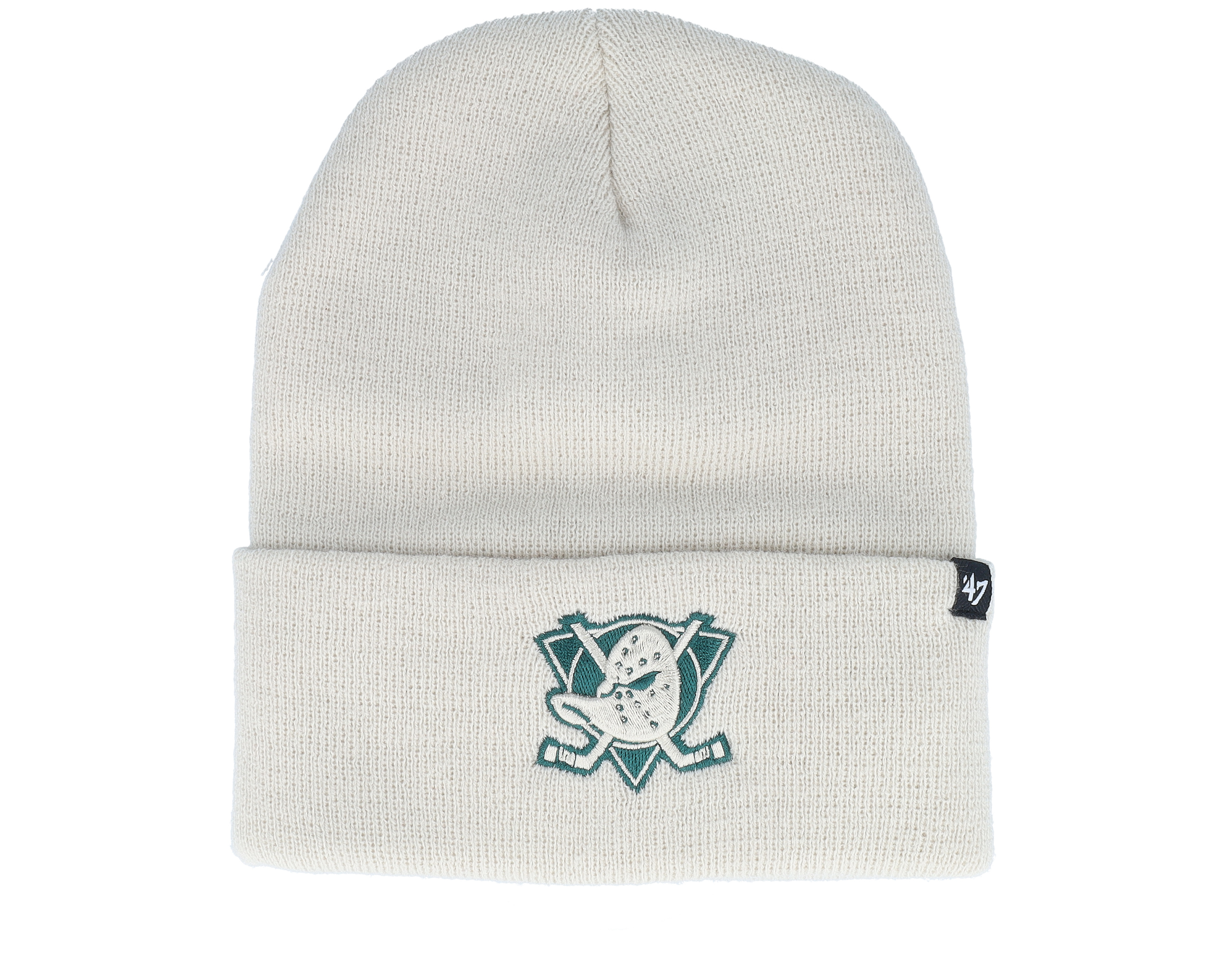 Beanies Anaheim Ducks NHL Haymaker 47 Knit Adu Bone Cuff - 47 Brand