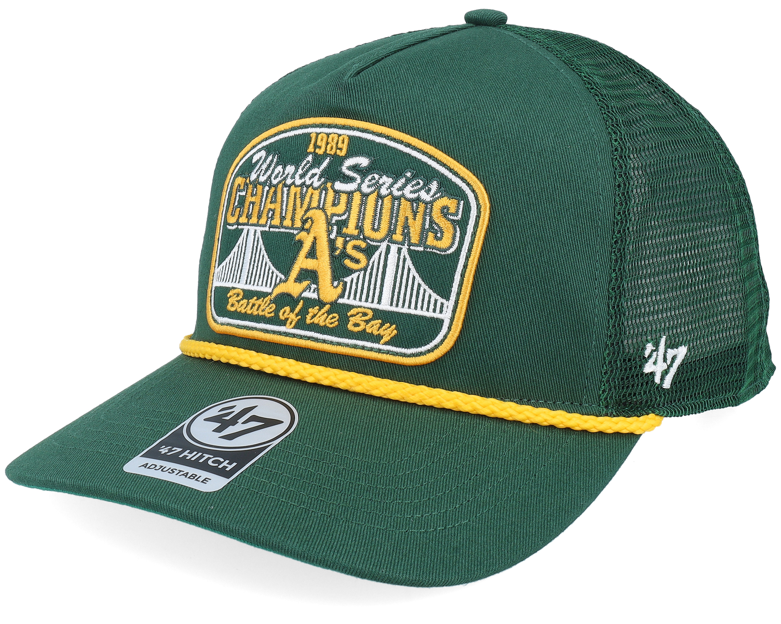 Oakland Athletics Champ Patch Hitch Green A-Frame Trucker