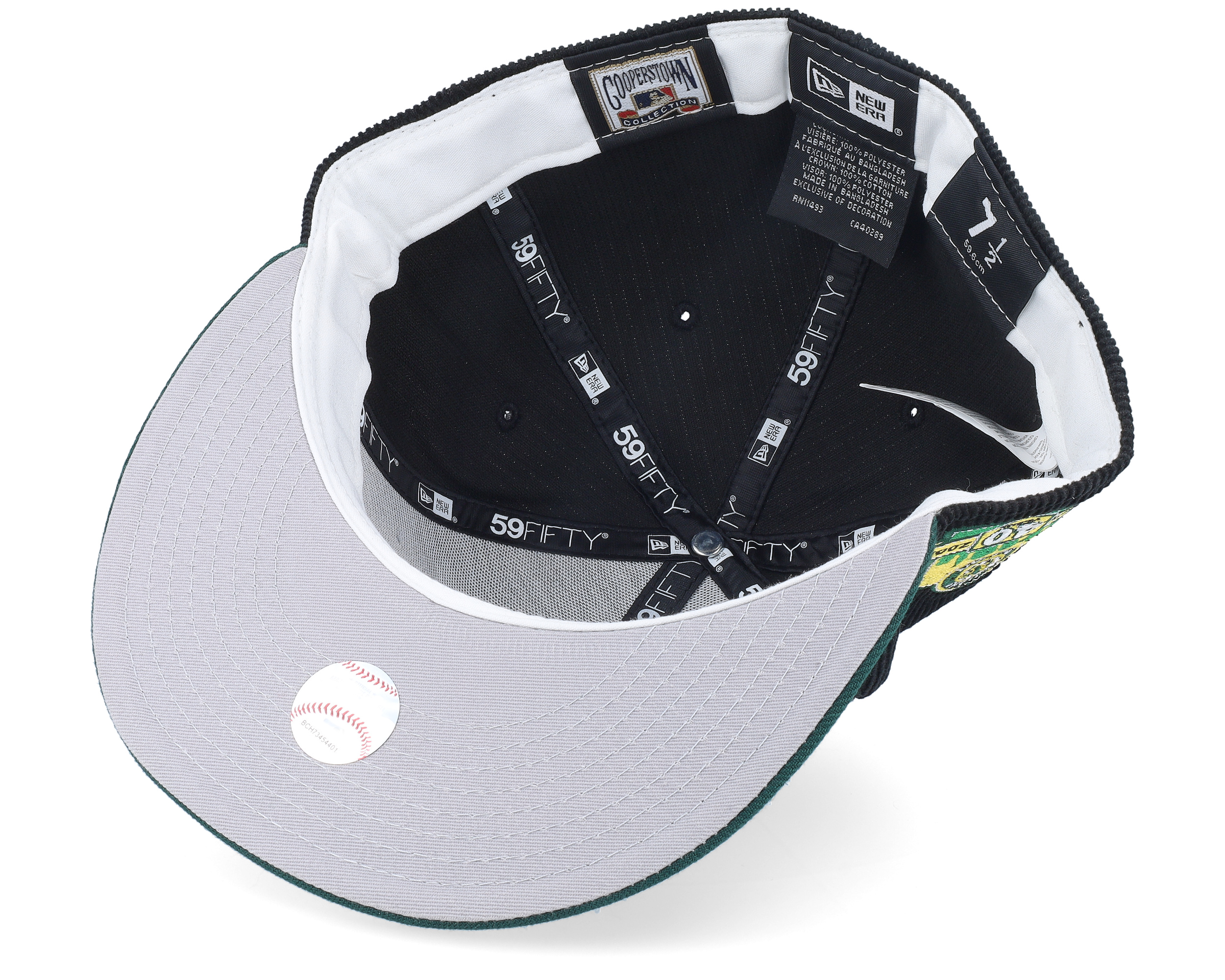 Oakland Athletics Memory 59FIFTY Cord Black/Green Fitted