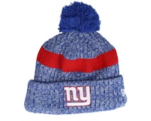 New York Giants Sport Knitted NFL Sideline 23 Blue Pom - New Era
