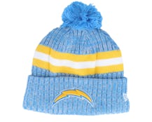 Los Angeles Chargers Sport Knitted NFL Sideline 23 Light Blue Pom - New Era