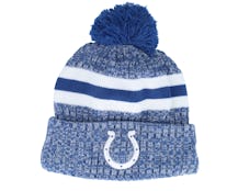 Indianapolis Colts Sport Knitted NFL Sideline 23 Blue Pom - New Era
