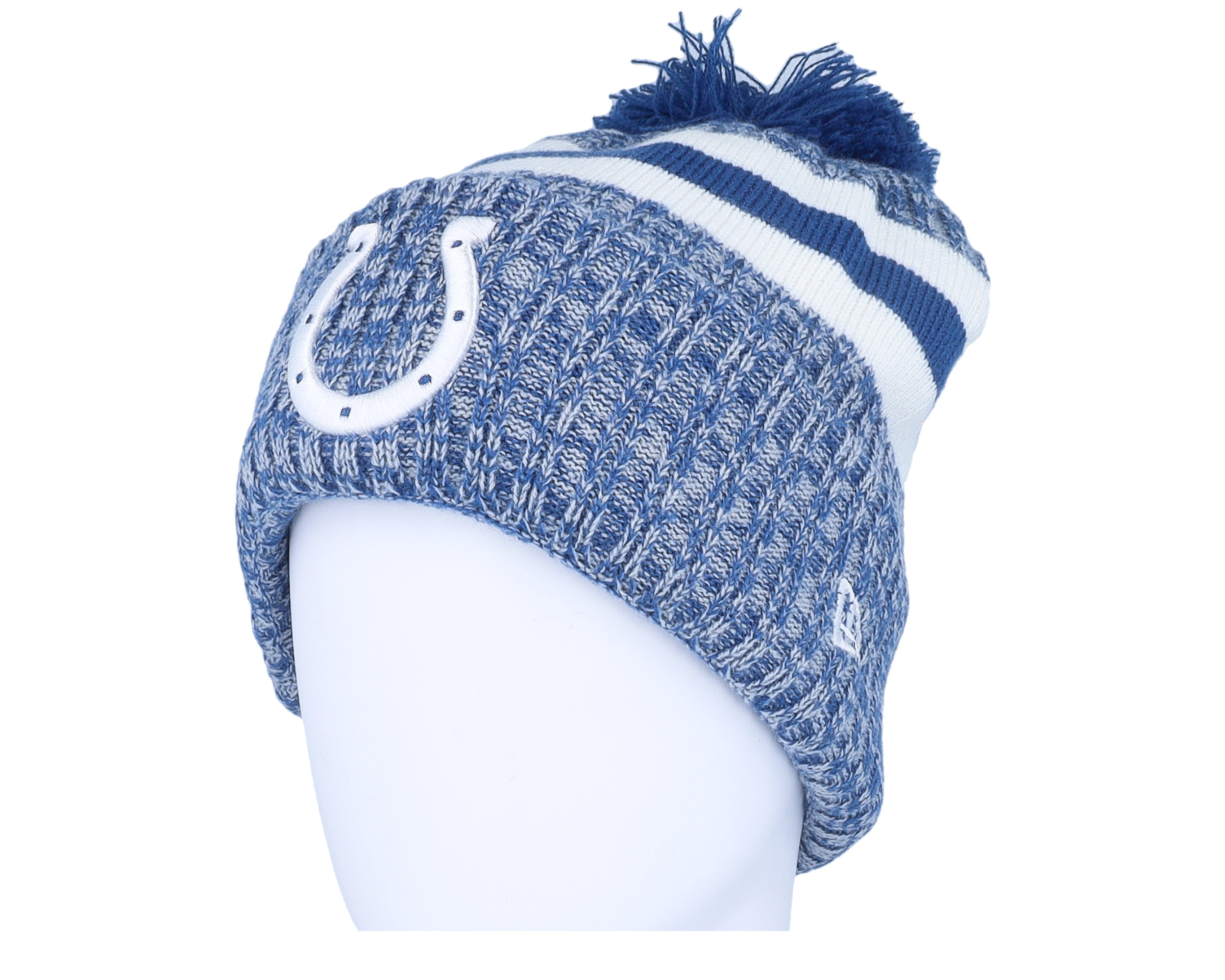 Indianapolis Colts Sport Knitted NFL Sideline 23 Blue Pom