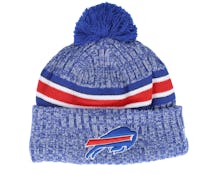 Buffalo Bills Sport Knitted NFL Sideline 23 Blue Pom - New Era