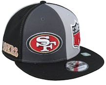 San Francisco 49ers 9FIFTY NFL Sideline 23 Gray/Charcoal/Black Snapback - New Era